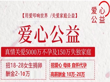 沅江捐卵助孕生子 爱心志愿者招募